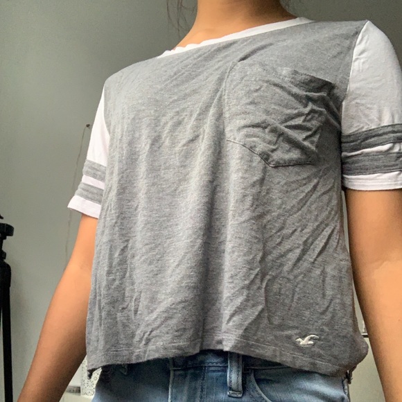 Grey and white American eagle t-shirt - Picture 4 of 4